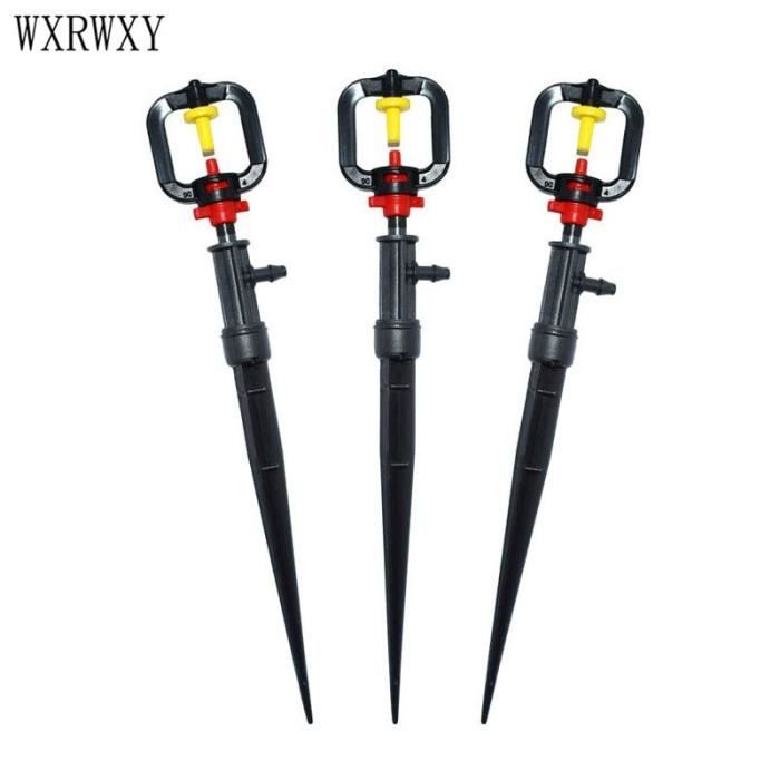 WZYTEU Lot De 4 Arroseurs De Pelouse Rotatifs à 360° Pour Systèmes D