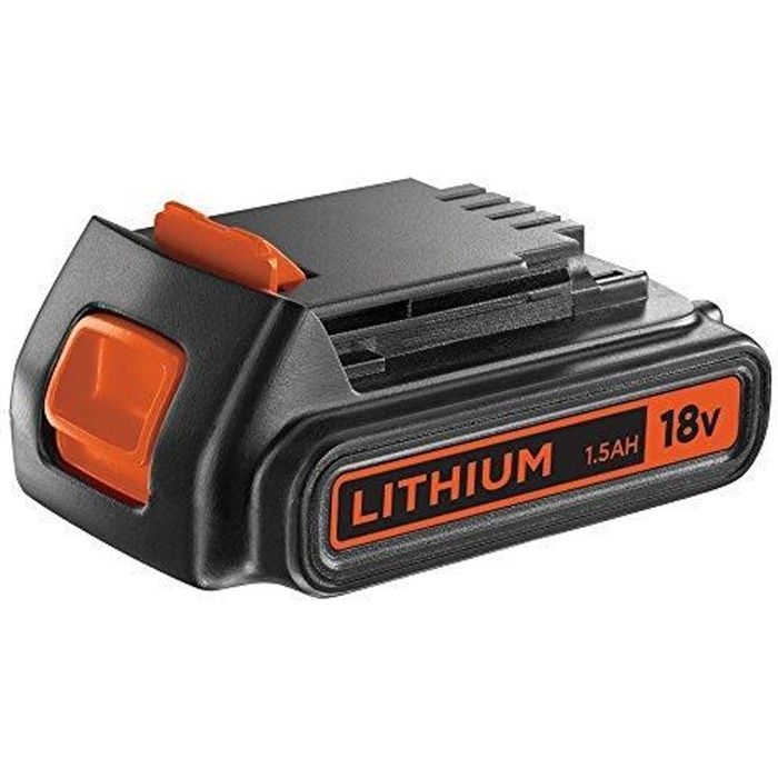 Batterie - BLACK+DECKER - BL1518-XJ - 18V - 15 Ah - Li-ion