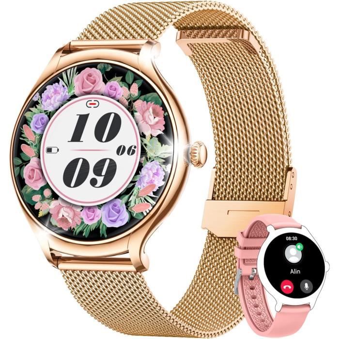 Montre connectée tactile hot sale round