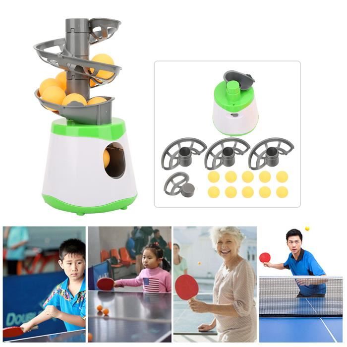 Cikonielf Machine de Balle Automatique Entraîneur de Tennis de Table Robot  Ping Pong Lanceur Exerciseur avec 10 Balles pour Enfants - Cdiscount Sport