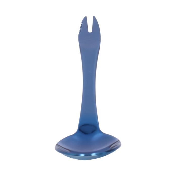 Fourchette-Cuillère de Camping Pliable et Ultralégère en Acier