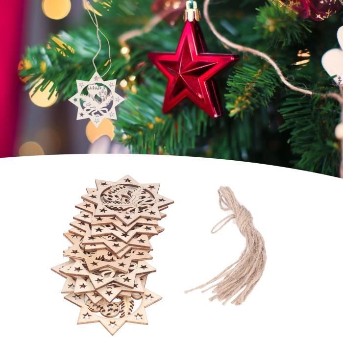 Ornements de Noël - AMOUNE - Boules en plastique - 30 pcs - 6 cm - Bleu