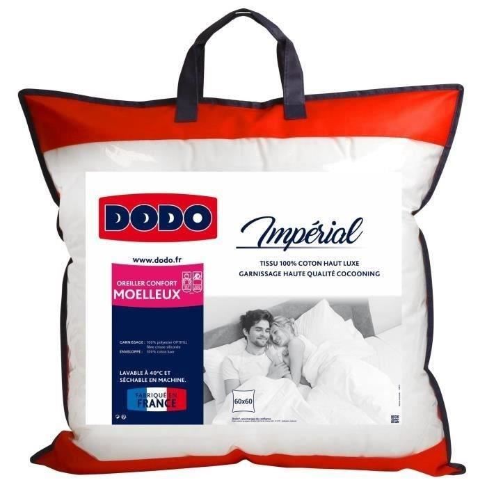 DODO Oreiller moelleux Imperial 60 x 60 cm
