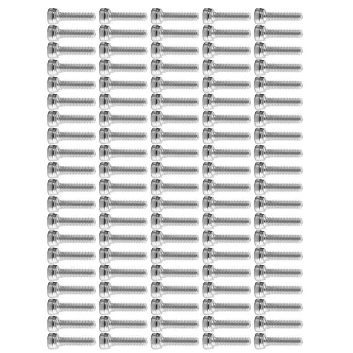 500 pcs Boulon Inox, M3 M4 M5 en Bouton à Tête Hexagonale Socket Vis