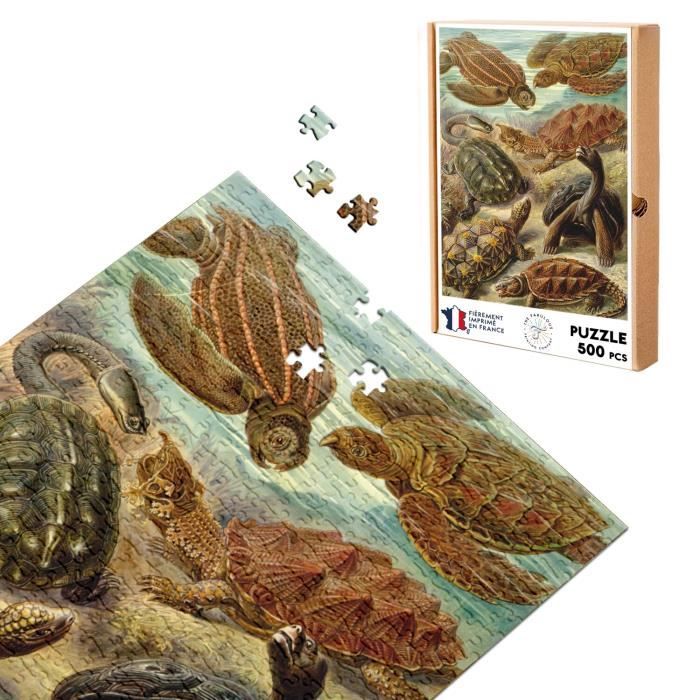 Puzzle Classique - FABULOUS - Planche de Tortue Gravure Ancienne Dessin  Biologie - 500 Pièces - Cdiscount Jeux - Jouets