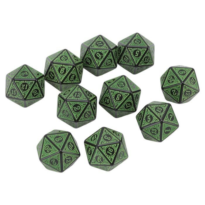 Lot De 21 Dés Polyédriques à Paillettes – 3 Jeux De 7 Dés (D4 D6 D8 D10 D12 D20) – Pour D&D, RPG, MTG – Double Couleur Bleu – Sacs De Rangement Inclus