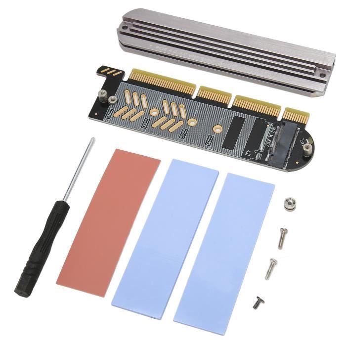 Pcie Nvme Adapter Card, 4 Port M.2 SSD NVME M Key To PCIE X 4 Controller Converter Expansion Cardph44 1tb Nvme