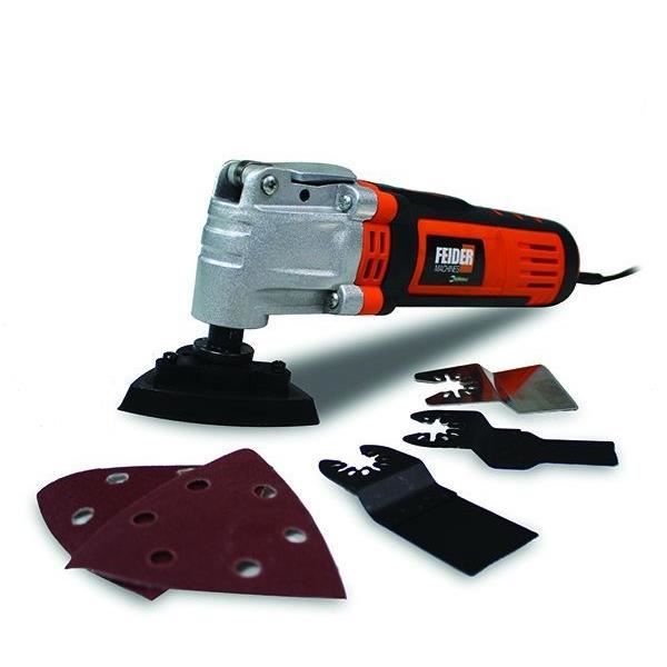 Multifonction - FEIDER - FSM400BMC - 400 W - 2 tailles de lame Bois/Plastique et autres accessoires