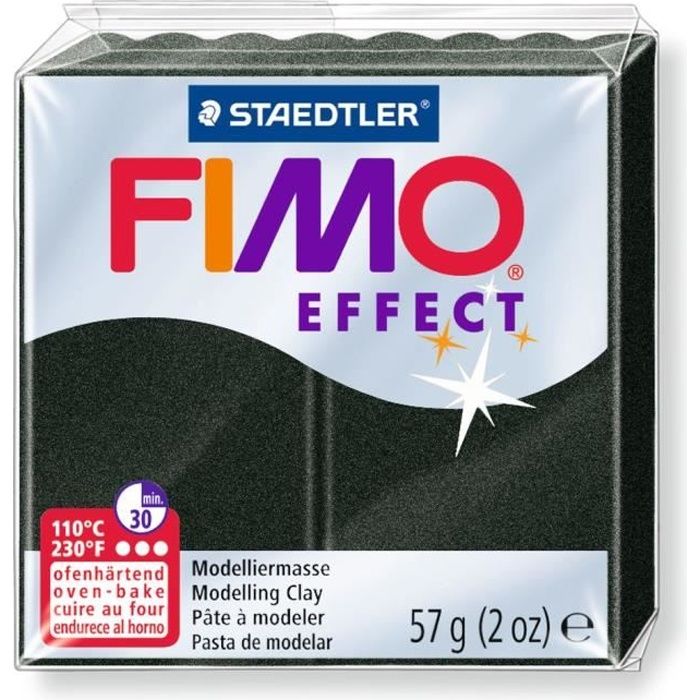 Pâte Fimo 57 g Effect - Noir perle (nacré) - 8020.907 - Fimo