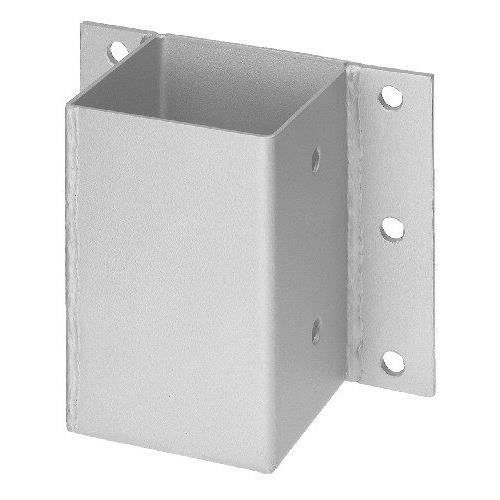 Ancre de poteau - GAH-ALBERTS - 71 x 71 mm - Acier galvanisé - Bordures en L et U - Surface galvanisée