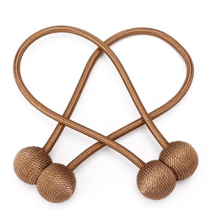 Pinces à Rideau En Forme De Rose - Lot De 2 | Accessoire Déco Mignon Pour Chambre Fille | Jaune