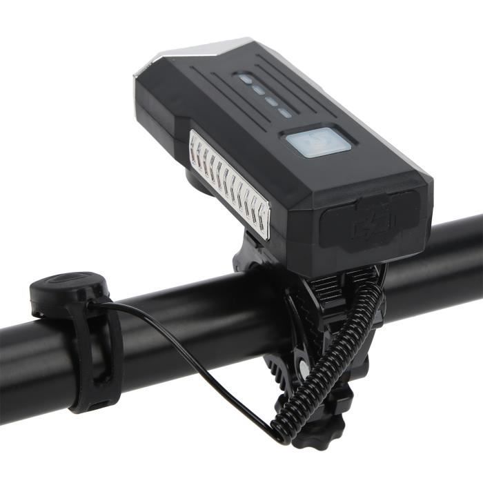 VTT Phare de Nuit Randonnée à Vélo Lampe Avant USB Rechargeable Imperméable 5 Mode d'Eclairage