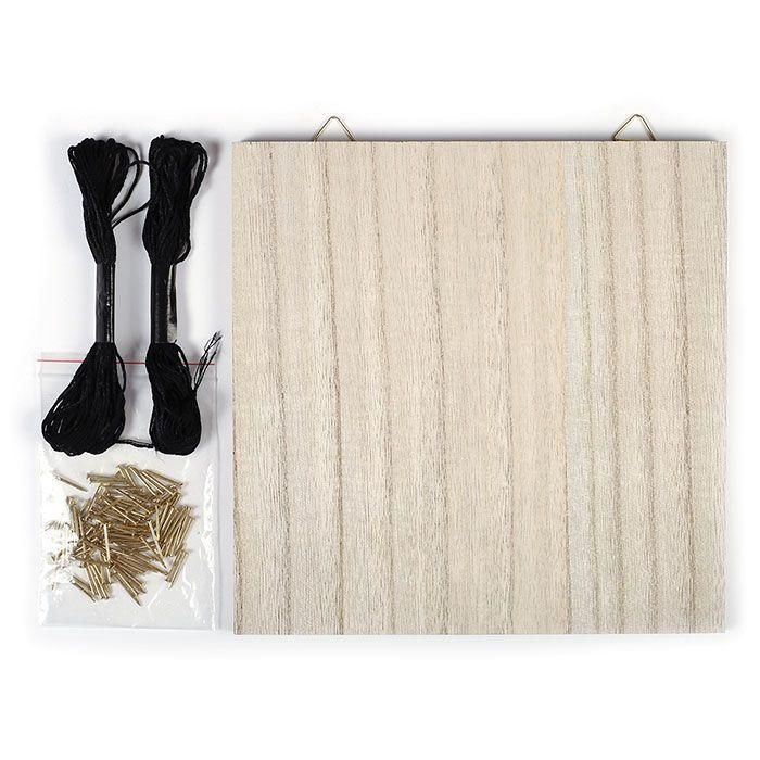 Coffret String Art Tableau Art Filaire A Faire Soi Meme 22 X 22 Cm Achat Vente Tableau Toile Cdiscount