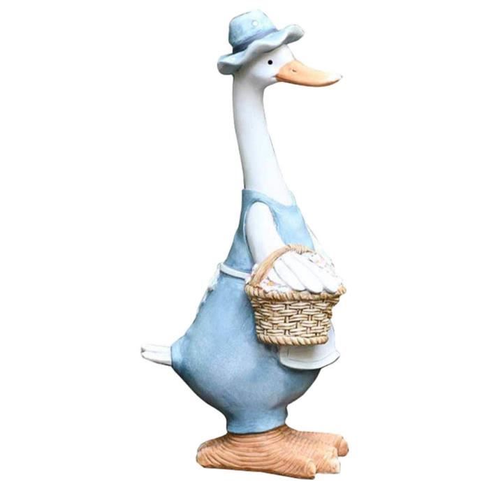 Sculptures de statues de jardin en résine de 12 pouces, ornements de pelouse d'art de décor de