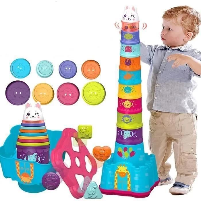 Teklemon Jeux Montessori 1 2 3 4 Ans, Jouet Enfant 2 en 1 Garcon Teklemon Jeux Montessori 1 2 3 4 Ans, Jouet Enfant 2 en 1 Garcon
