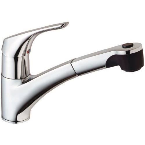 Ideal Standard B5347AA Mitigeur d'évier CeraSprint avec douchette extensible 2 fonctions Chromé