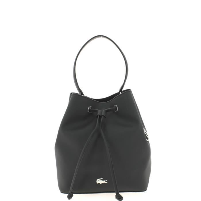 Sac seau lacoste noir new arrivals