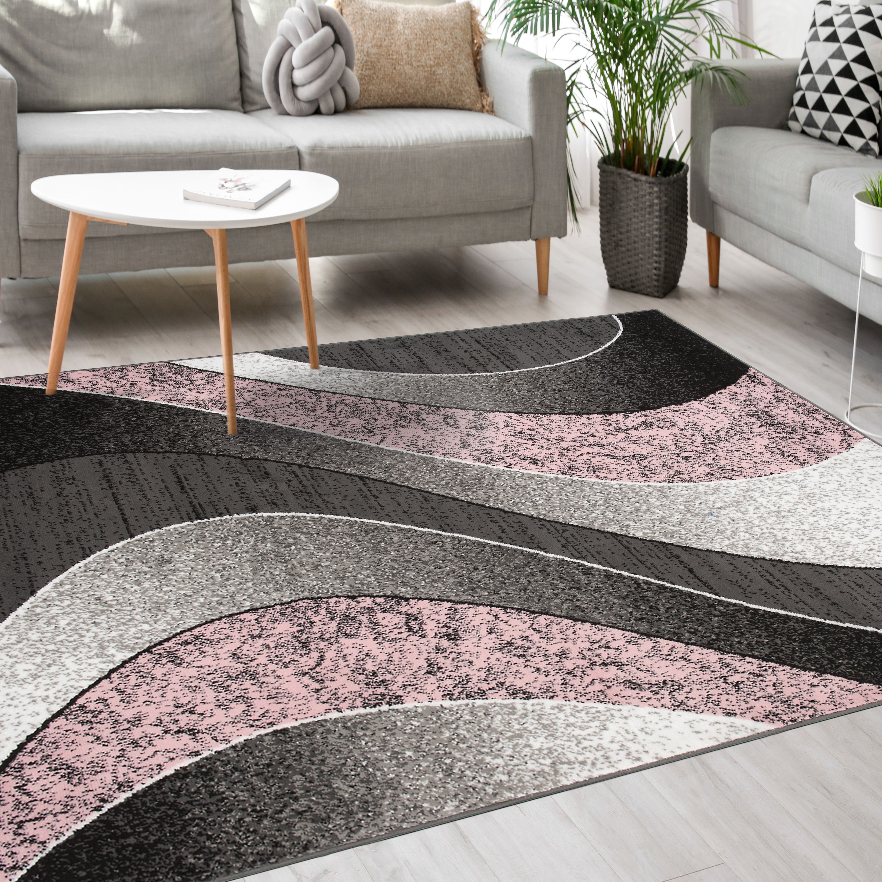 Tapis de salon Mazovia mod le ATENA 2 Qualit Oeko Tex Gris