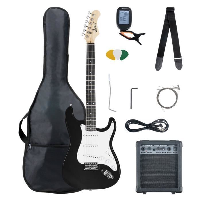 Pack Guitare Électrique Noir McGrey Rockit : Le Kit Complet pour Débutants et Passionnés