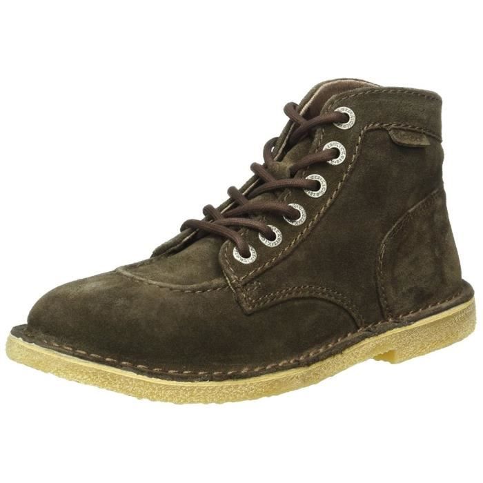 Bottines low boots orilegend femme kickers 507780 Marron