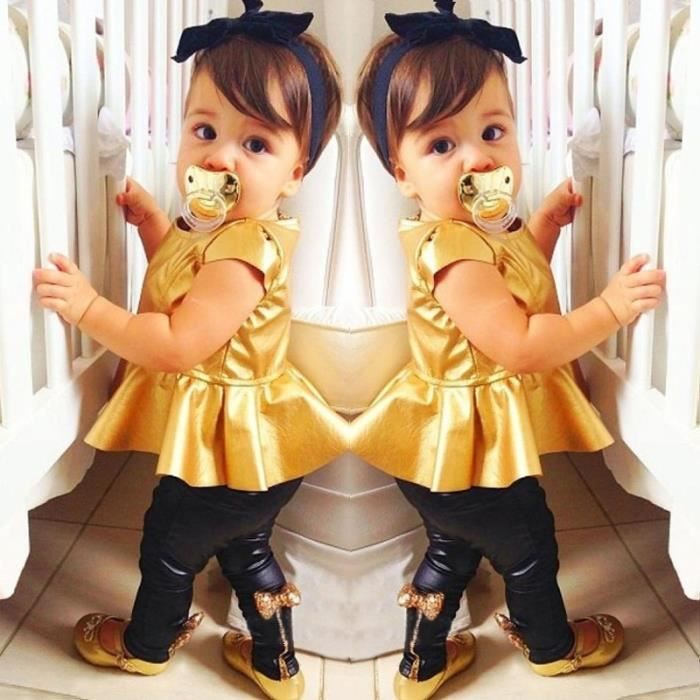 1 5 Ans Fille Tenue t Costume de Soir e Manches Courtes 2PCS
