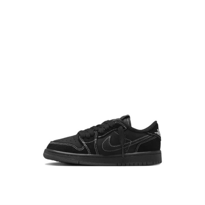 Travis Scott x Jordan Air Jordan 1low og Chaussures de sport pour enfants basket 28 35 Noir Cdiscount Chaussures