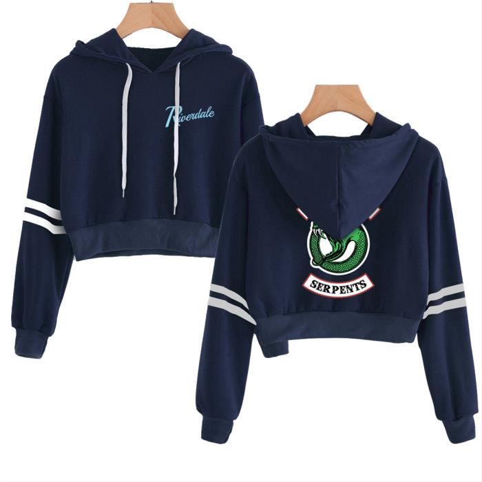 Riverdale South Side Serpent Pull Femme Homme Imprim/é Cr/éatif Dr/ôle Sweat Unisexe Sweat-Shirt Col Rond Pull Homme Manches Longues Sportif Sweat Shirt T Shirt