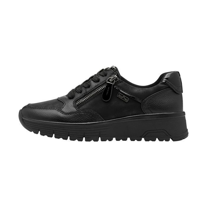 Jana Basket Basse à Lacets Jana - Noir Uni