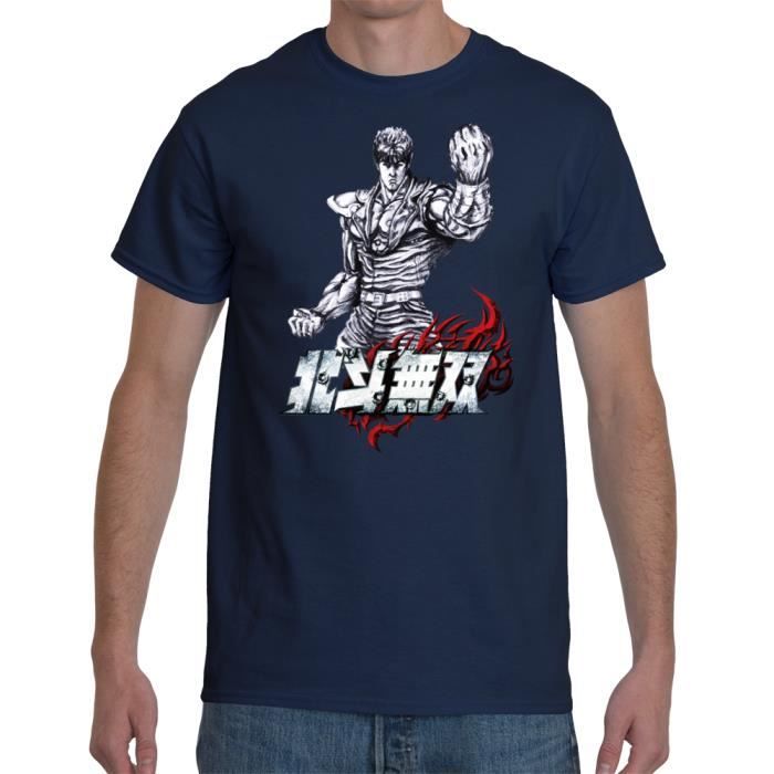 T shirt bleu Ken le survivant Bleu marine Cdiscount Pr t Porter
