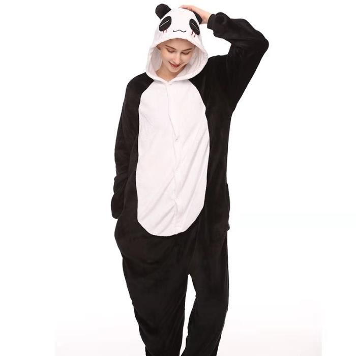 Funmoon Combinaison Panda pyjama Femme et Homme de Marque