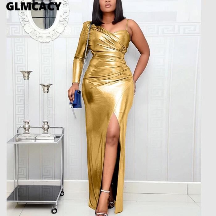 Robe moulante longue fendue cheap