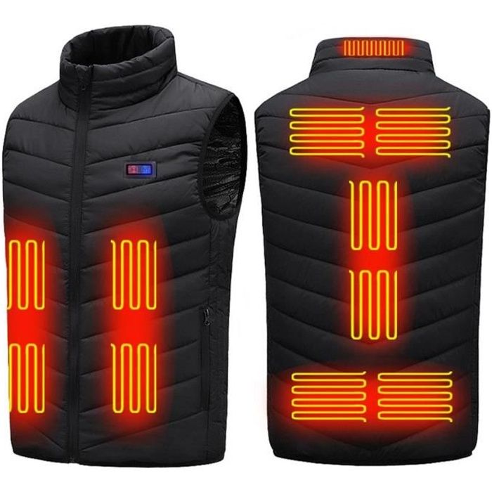 Perfect-gilet chauffant extérieur Gilet chauffant électrique Veste chauffante douce et lavable à