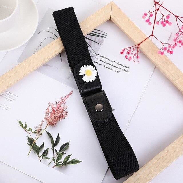 Ceinture et boucle,Ceinture élastique sans boucle pour femmes,ceinture