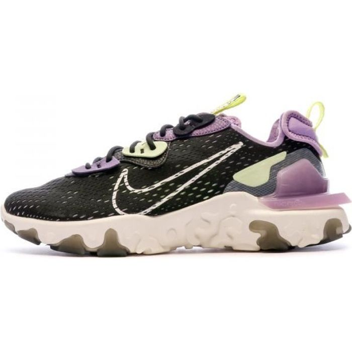 Baskets Noir Violet Homme Nike React Vision Purple Cdiscount Chaussures