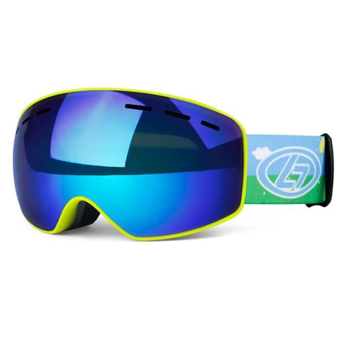 Masque De Ski Findway Pour Enfants 5-16 Ans - Anti-Buée, UV400, Compatible Lunettes