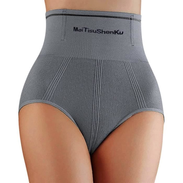 Culotte Gainante Femme Ventre Plat Invisible - Taille Haute - Sculpte Et Affine La Silhouette