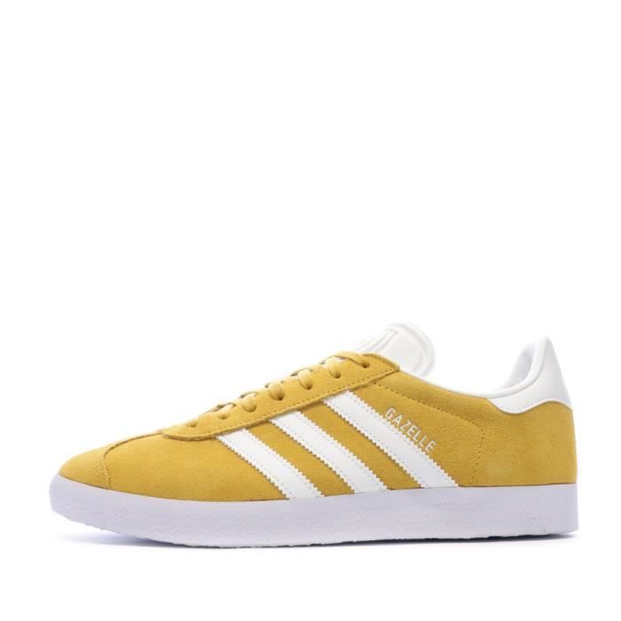 Baskets Jaune Homme Adidas Gazelle Jaune Cdiscount Chaussures