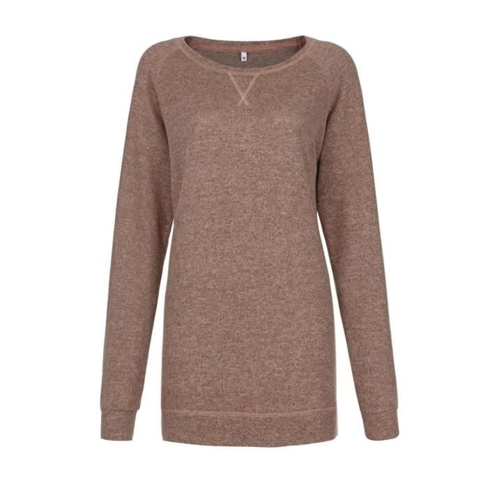 Sweat à Capuche Femme Doublure Polaire - Pull Chaud Oversize - Décontracté Et Confortable