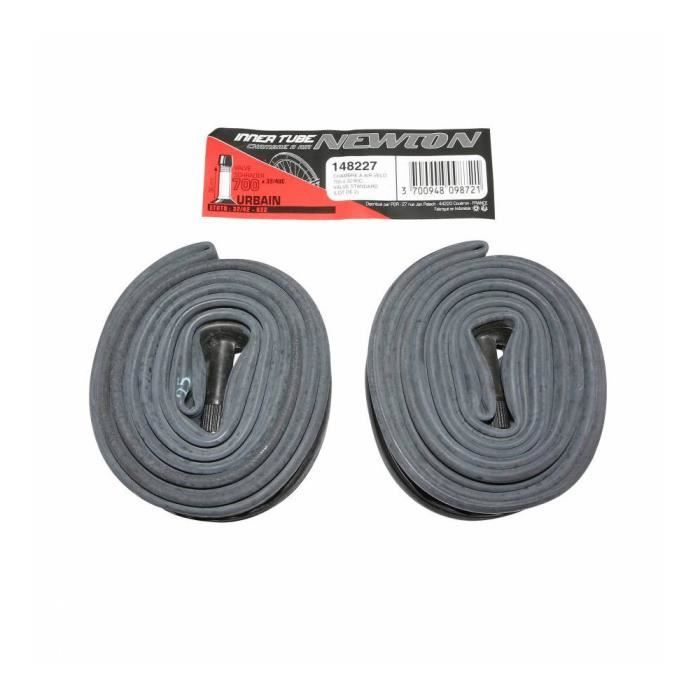 Chambre a air velo 700 x 35 newton valve standard (lot de 2)