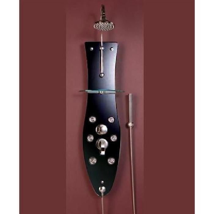 ROUSSEAU Colonne de douche Hydromassante Dalhia Black Cdiscount Bricolage
