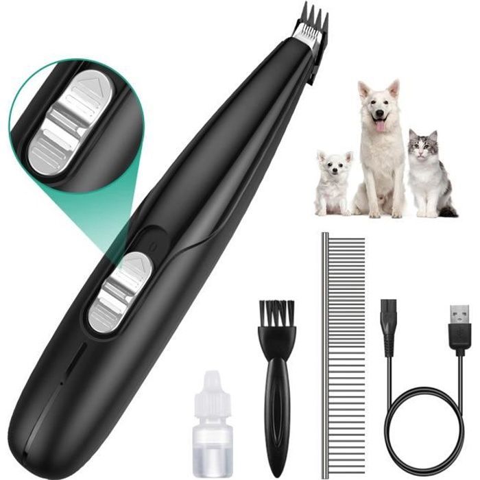 Tondeuse Pour Chiens Et Chats Sans Fil Faible Bruit Pour Couper Les Cheveux Autour Des Pattes Des Yeux Des Oreilles Du Visage Cdiscount