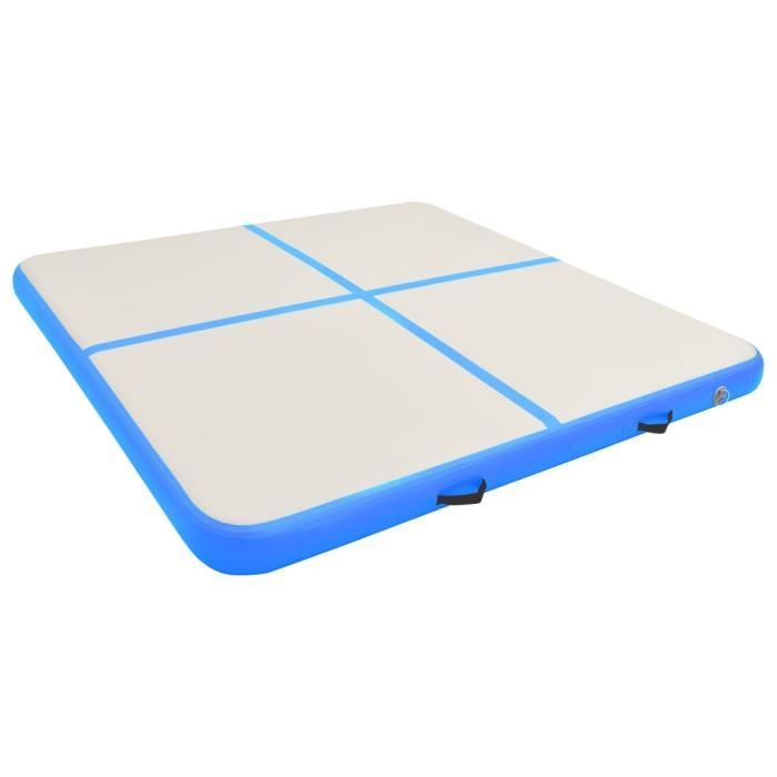 Tapis Gonflable Gymnastique VidaXL 100x60x10cm - PVC Antidérapant, Idéal Yoga, Lutte, Jeux