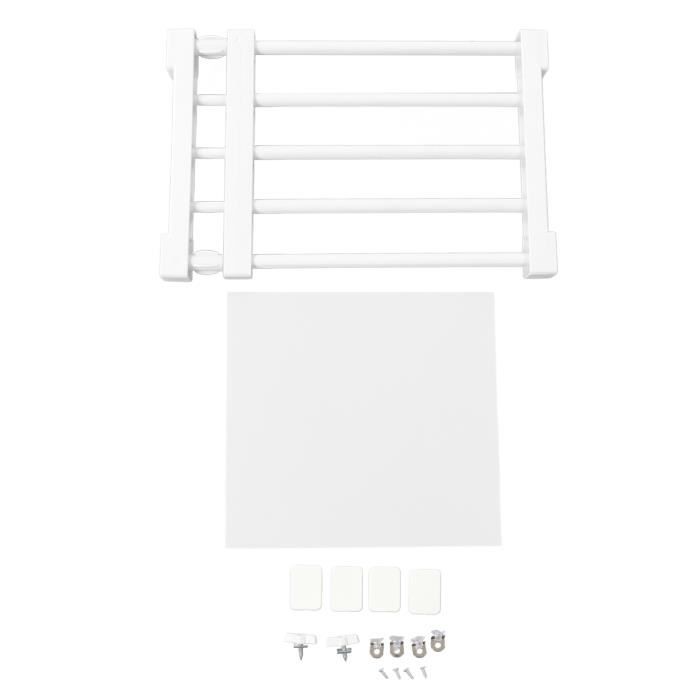 Étagère Télescopique Jonasher Pour Placard - Organisateur Réglable Blanc (Support 25 Kg)