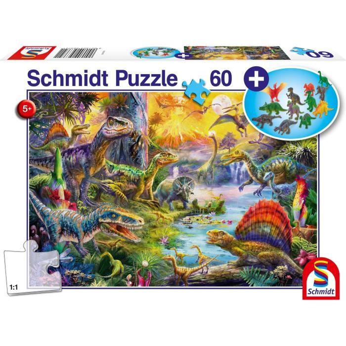 Dinosaure Puzzle pour Enfants de 60 pièces