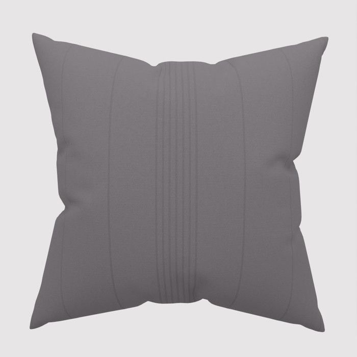 Housse de coussin 40x40 cm ADELE gris par Soleil docre Housse de coussin 40x40 cm ADELE gris par Soleil docre