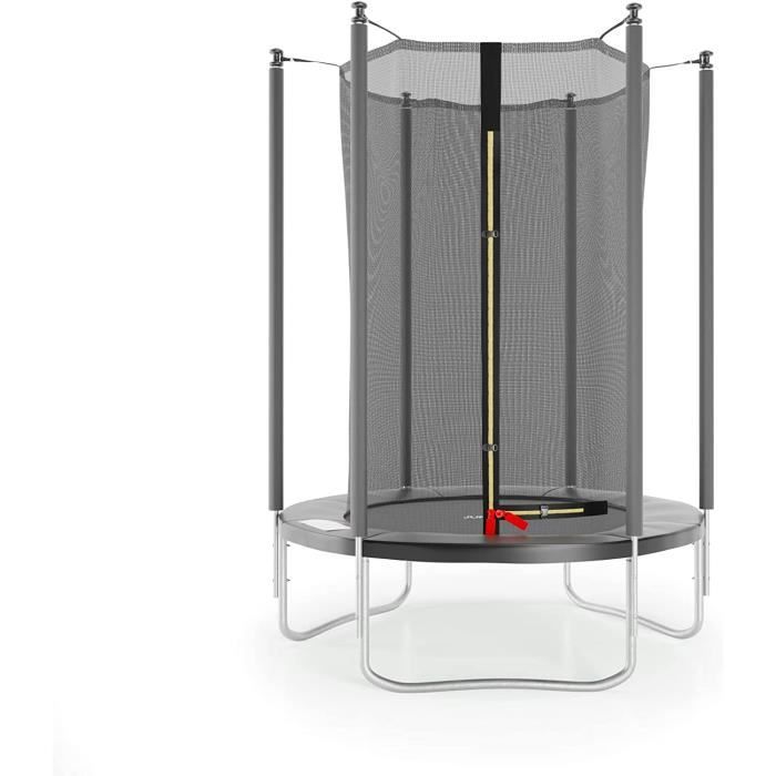 Trampoline Cocon 244 Cm (8FT) – Filet Intérieur, Matelas De Protection, échelle – Dès 3 Ans – Jump4Fun