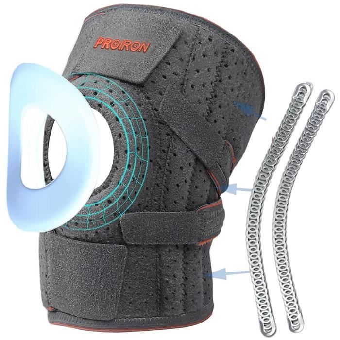 Genouillères De Sport 2 Pièces JSTHHTT - Soutien Ligamentaire Avec Gel De Silicone