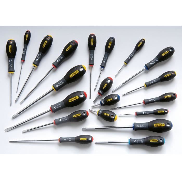 Stanley Fatmax 5 62 572 Coffret De 20 Tournevis Electricien Achat Vente Tournevis Stanley Coffret 20 Tournevis Cdiscount