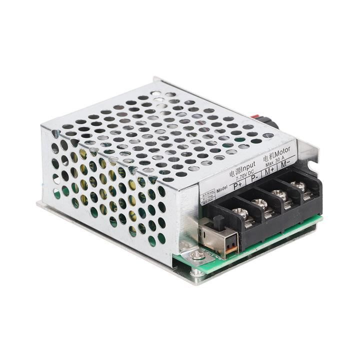 Régulateur PWM Pour Moteur DC 12V-48V 20A - Contrôle De Vitesse Réglable 0-100%, Compatible Moteurs Courant Continu