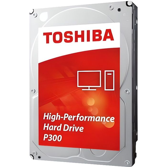 TOSHIBA Disque dur interne P300 - 3 To - 64 Mo - 3,5'' - 7200 Tours/min - Bulk